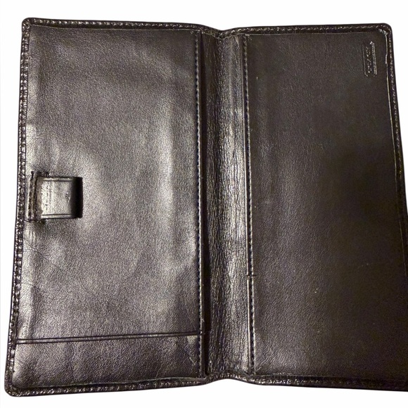 Coach Signature Checkbook Cover - Picture 5 of 7